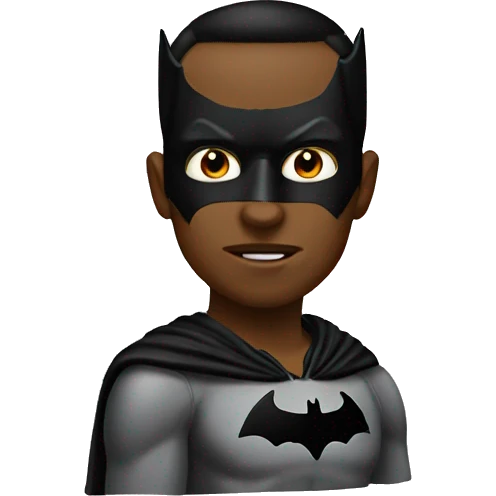 I want bat man emoji