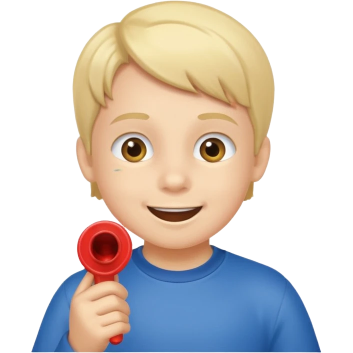 Игра со свистулькой  emoji