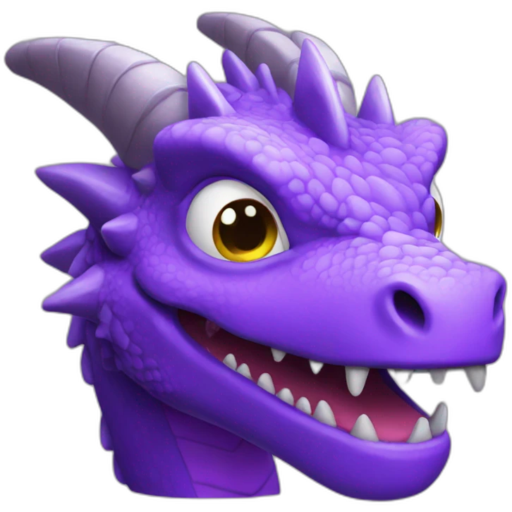 gragon purple emoji