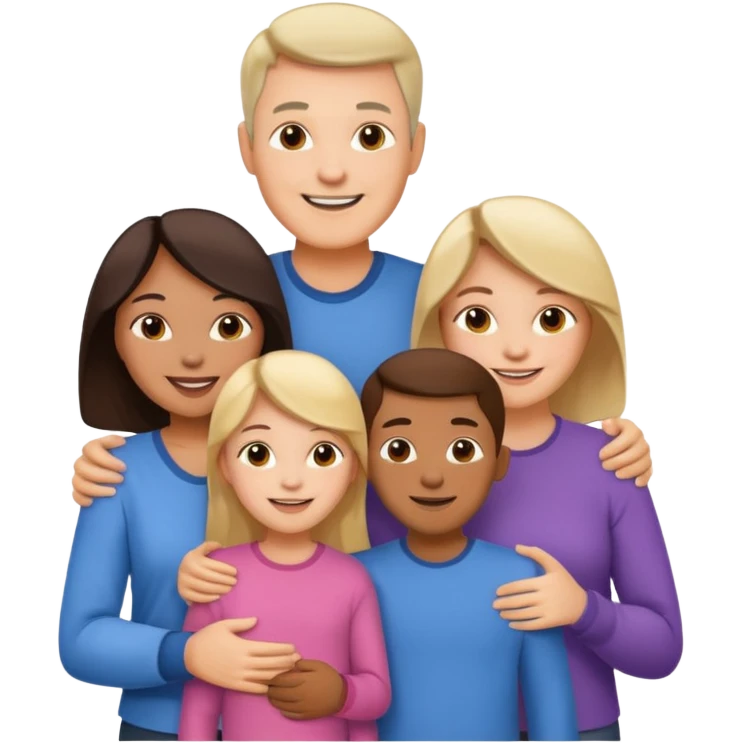 light full body family emoji