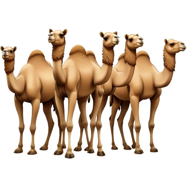 group of camels emoji