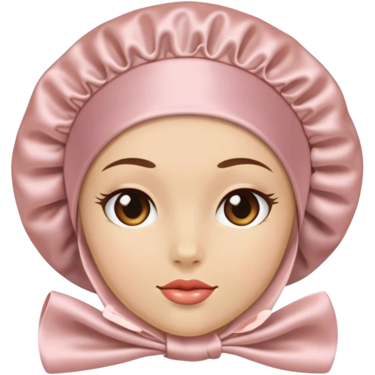 Tismey satin bonnet emoji