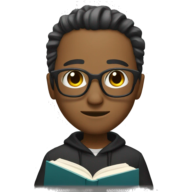 Persona leyendo emoji