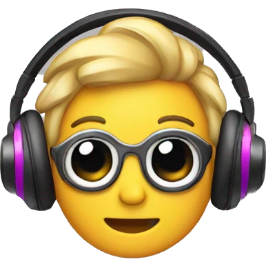 Headphones with bows on  emoji