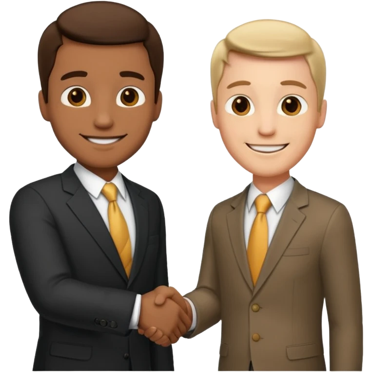 two men shaking hands emoji