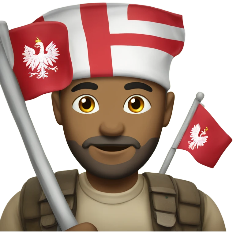 bobr with polish flag emoji