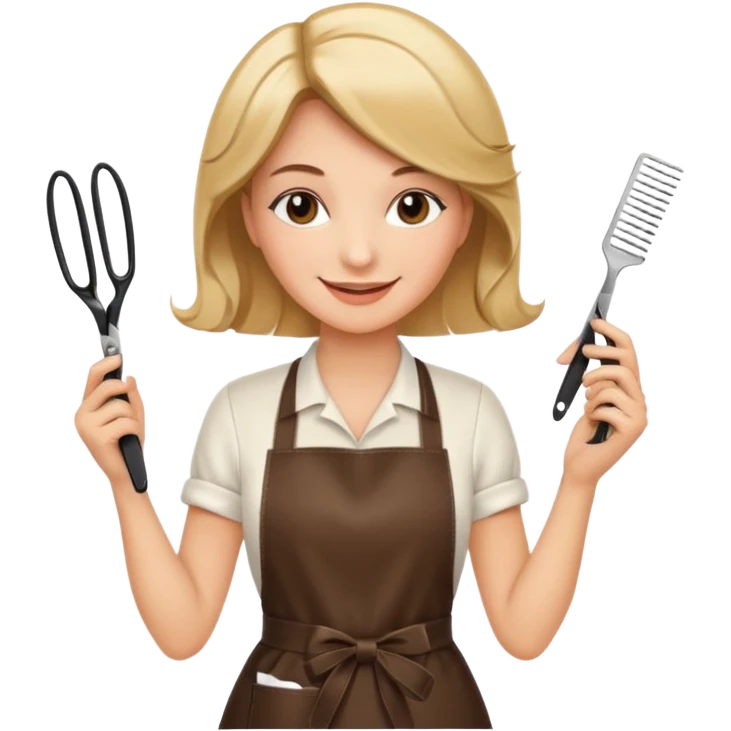 coiffeuse metier emoji