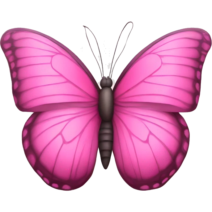 Butterfly pink emoji