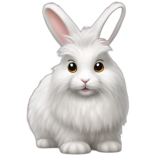 Angora rabbit emoji