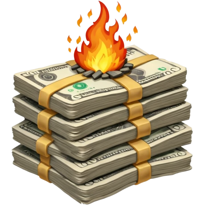 stack of russian cash exploding
 emoji