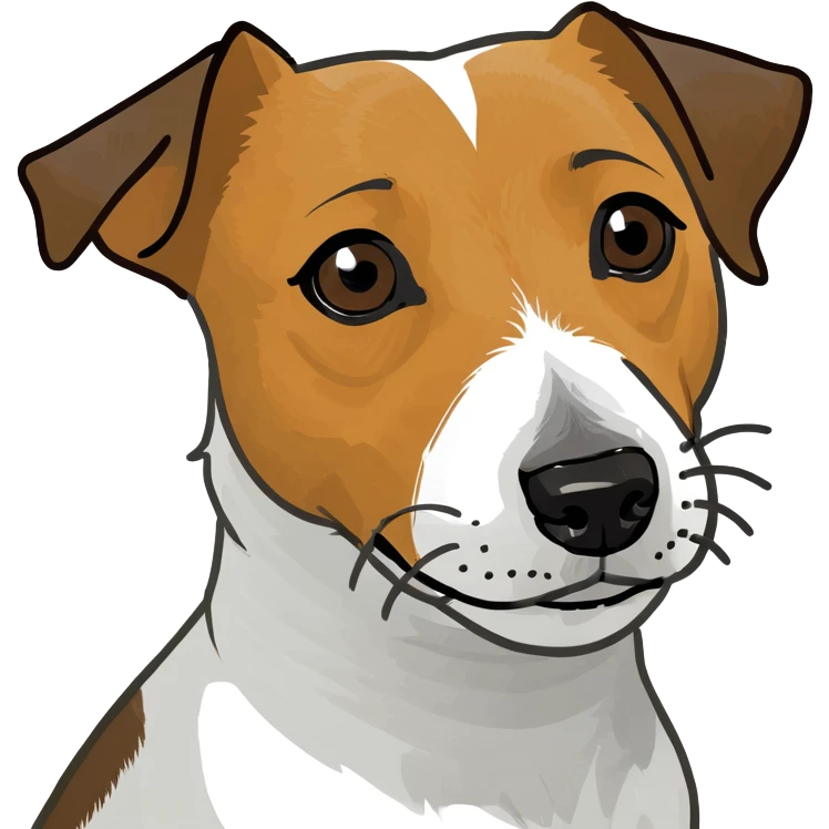 Jack Russel terrier hairy  emoji