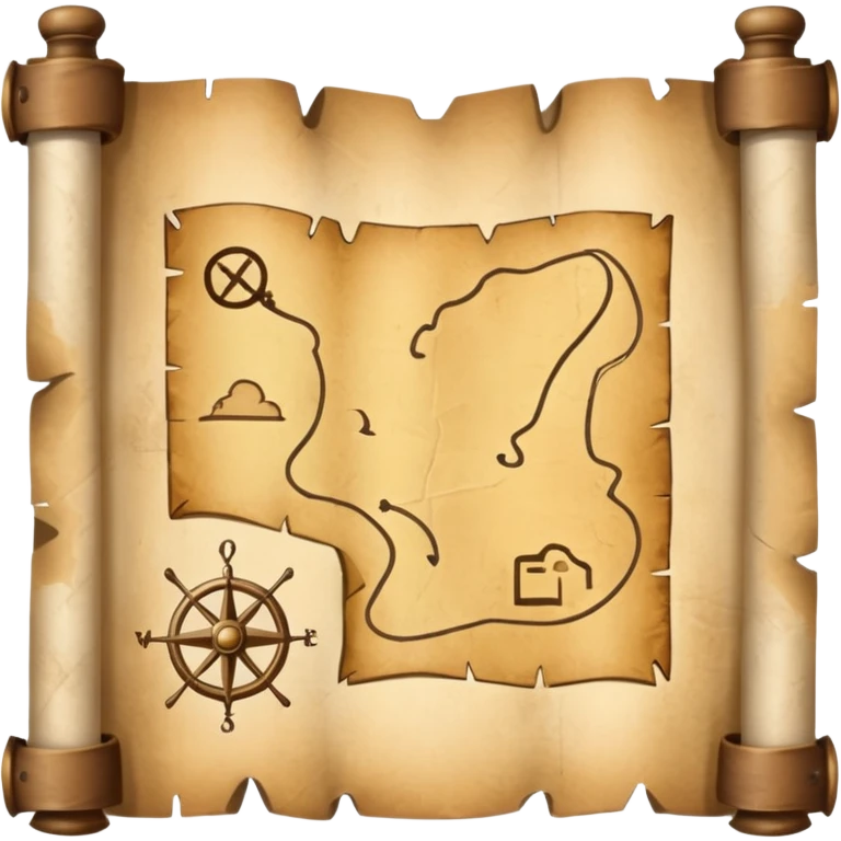 treasure map emoji