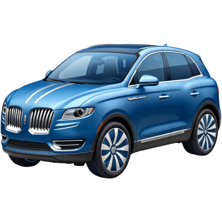 Blue lincoln nautilus car emoji