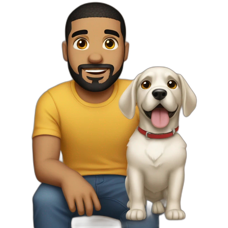 drake with dog emoji