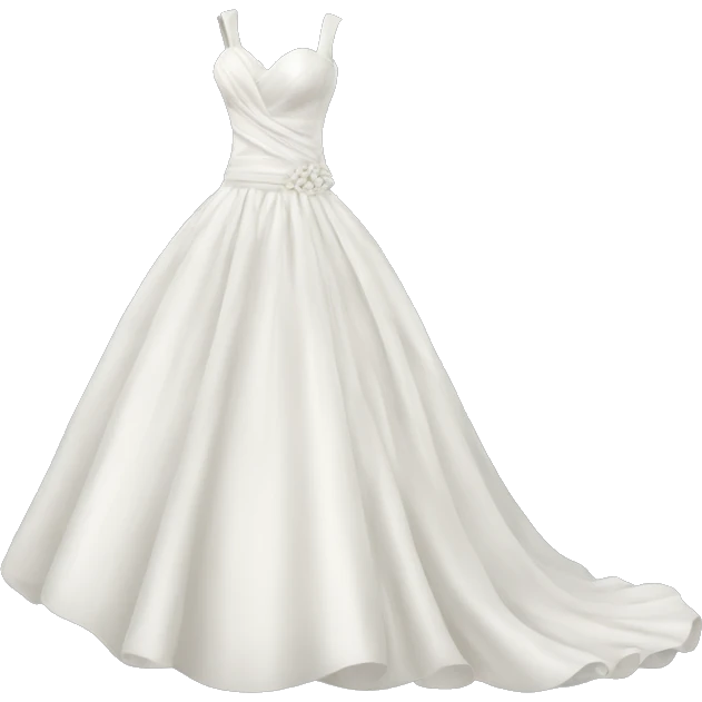 A wedding dress emoji
