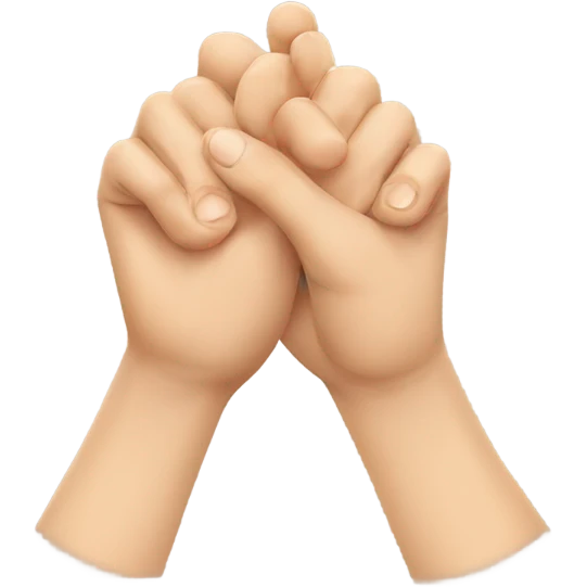 two russian hands "greeting each other" emoji