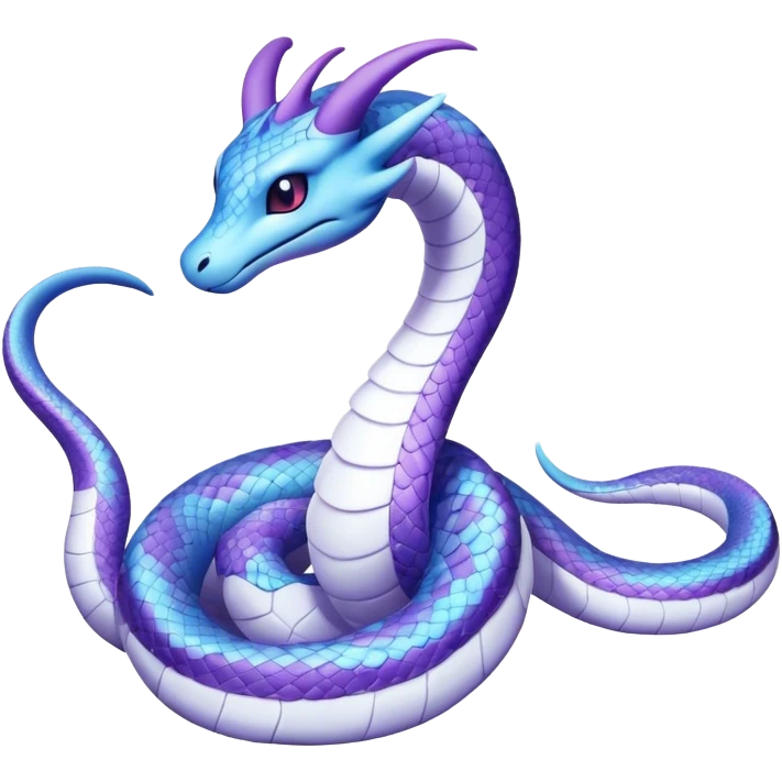 Seviper-Dragonair-Dratini-hybrid, full body, no legs emoji