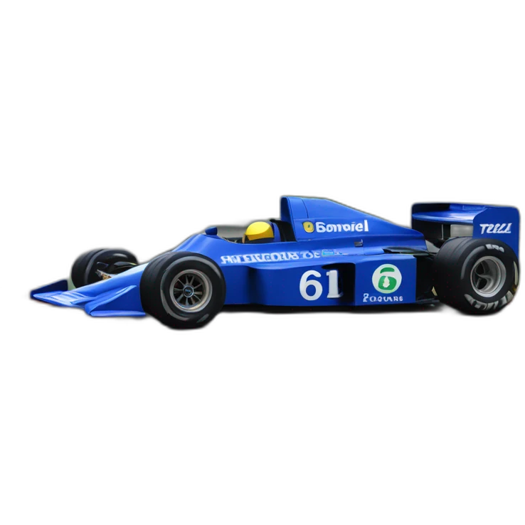 Tyrrell F1 car emoji