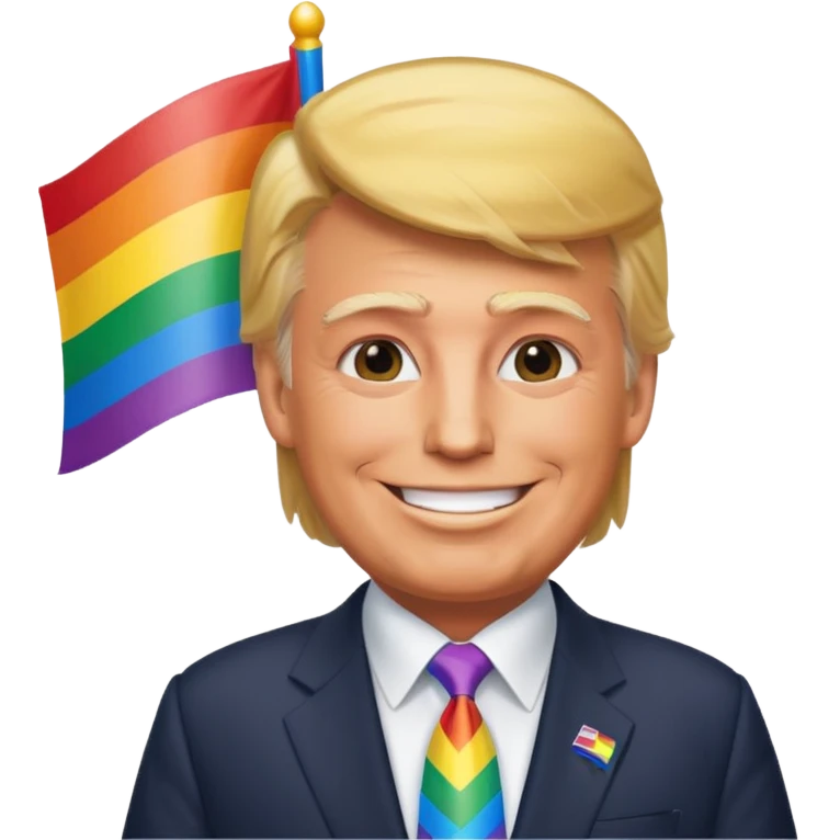 Trump homosexuel emoji