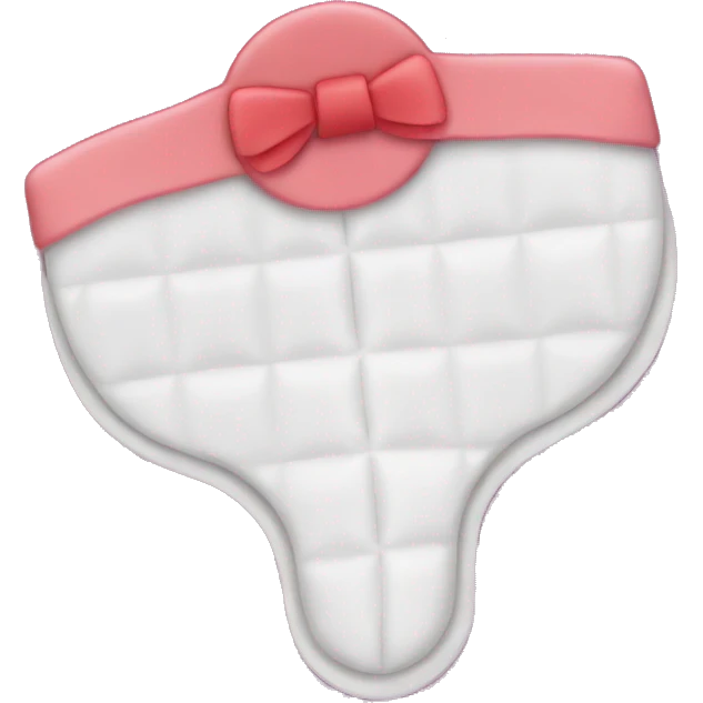 Feminine menstrual pad emoji