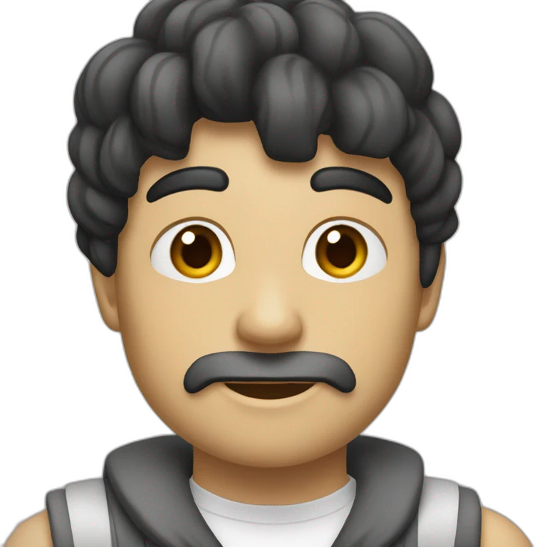 Чёрный и белый дракон emoji