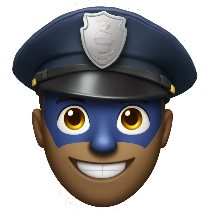 Joker policeman emoji