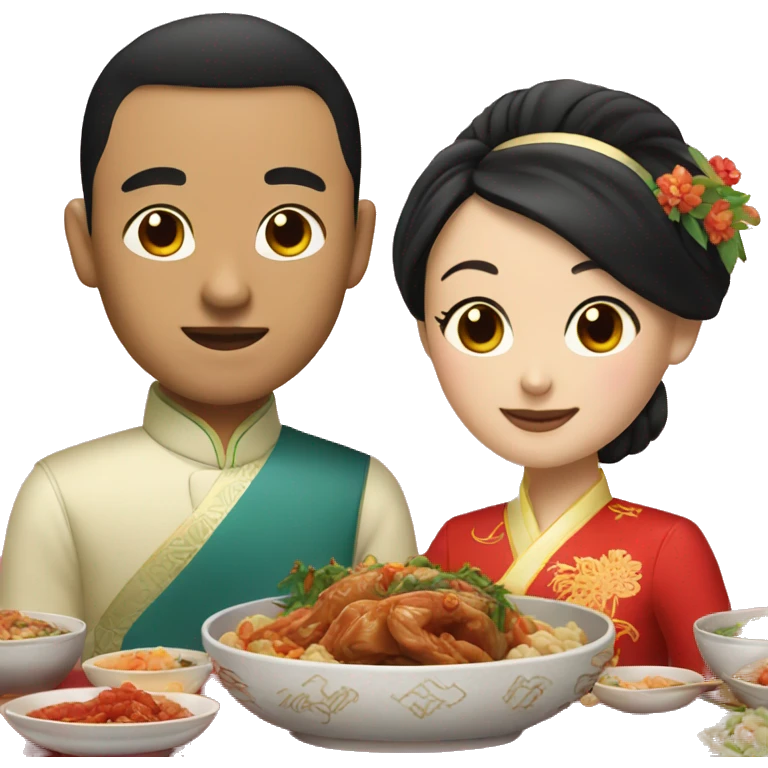 Chinese wedding dinner emoji