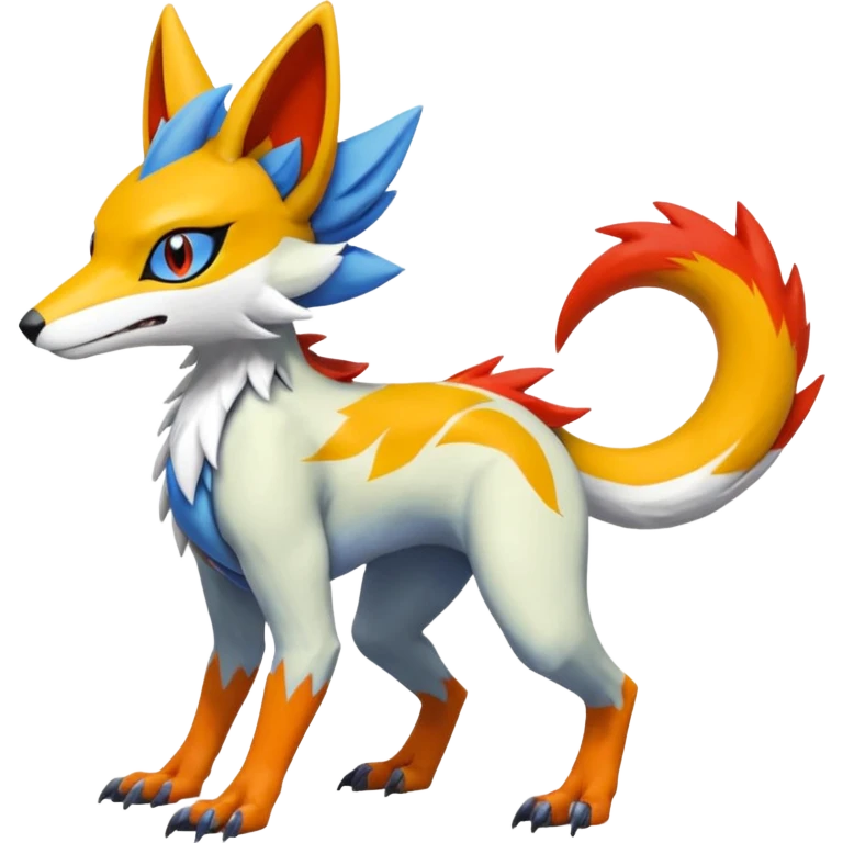 Meloetta-Vernid-Trico-Renamon-Sergal-Pokémon-Digimon-Fakémon-fusion-hybrid-creature emoji