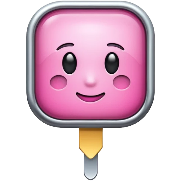 Pink pin emoji