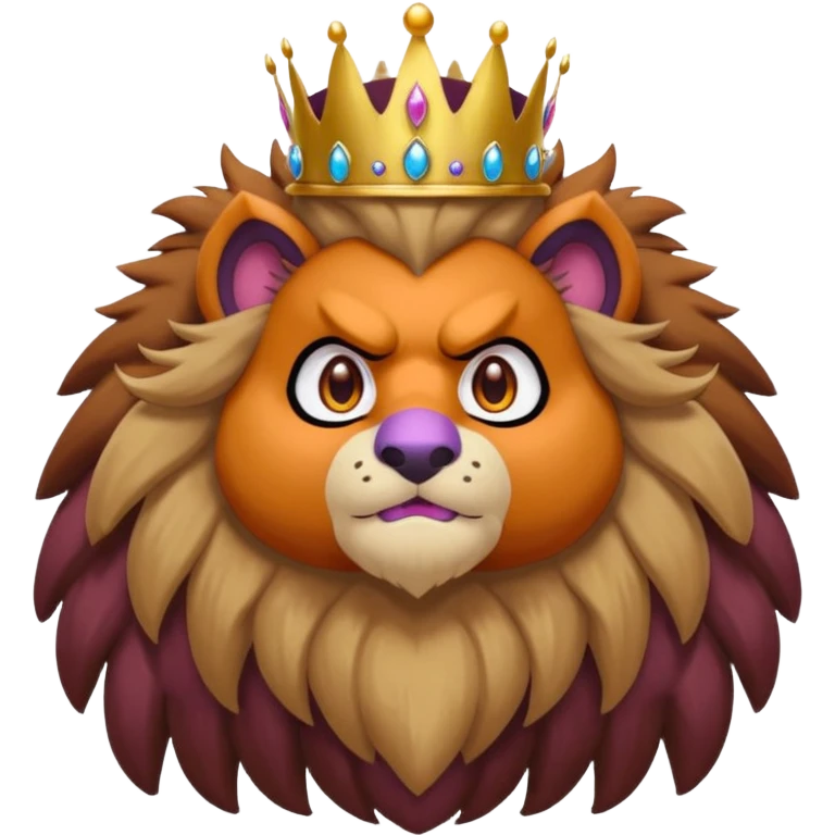 Big Brownish Divine Entei-Venonat-god emoji