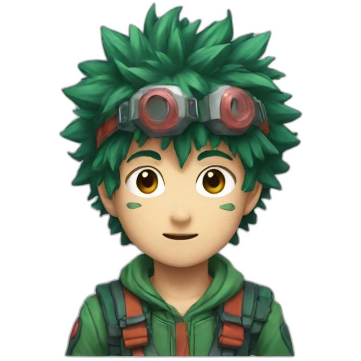 Deku version kawaii emoji