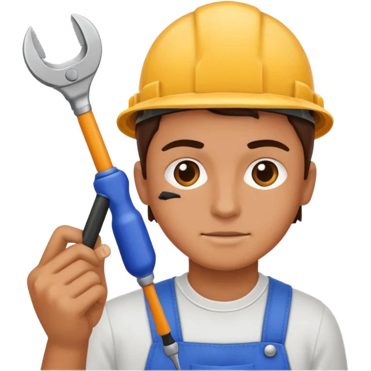 person Repairing a tool emoji