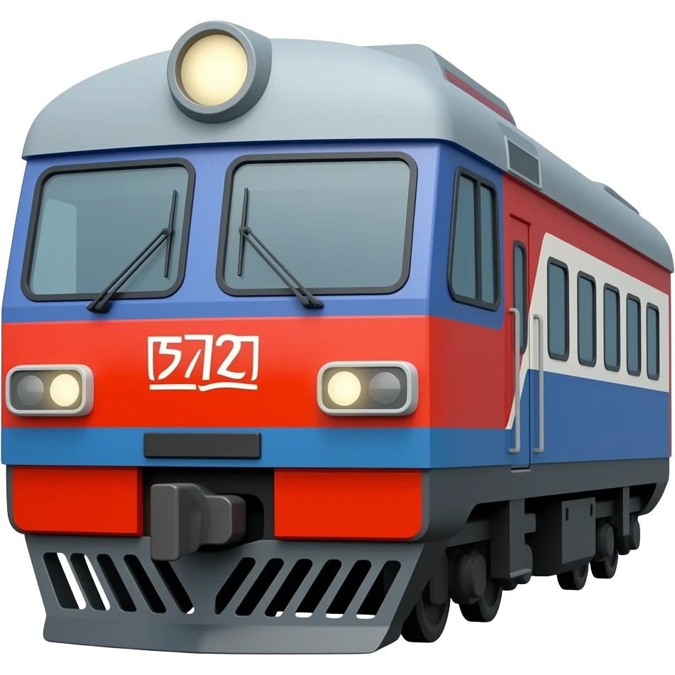 Russian train emoji