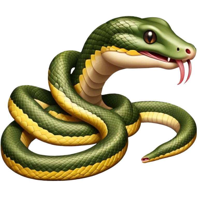 snake eating emoji