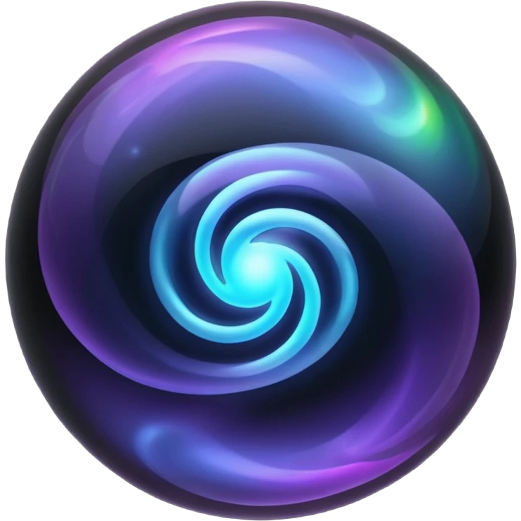 black magic sphere emoji