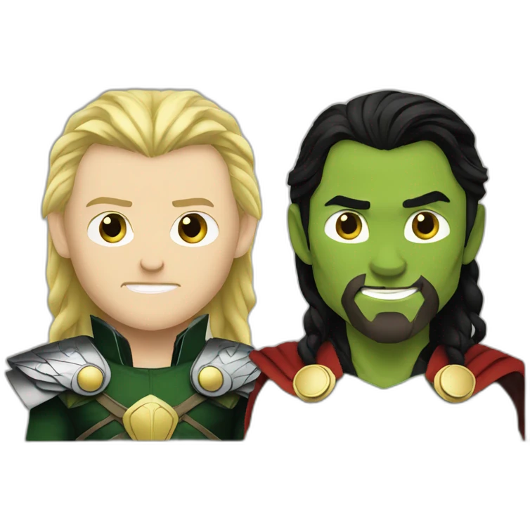 loki and thor emoji