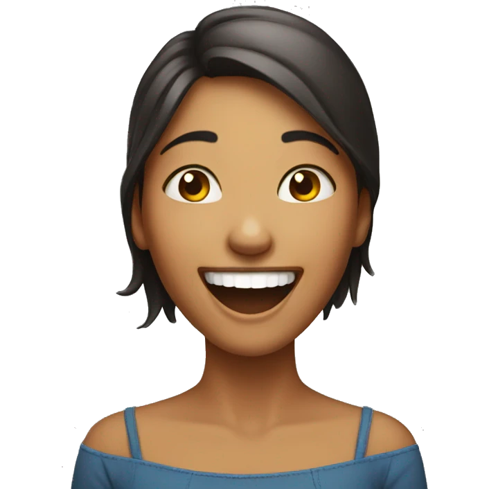 Laughing girl emoji