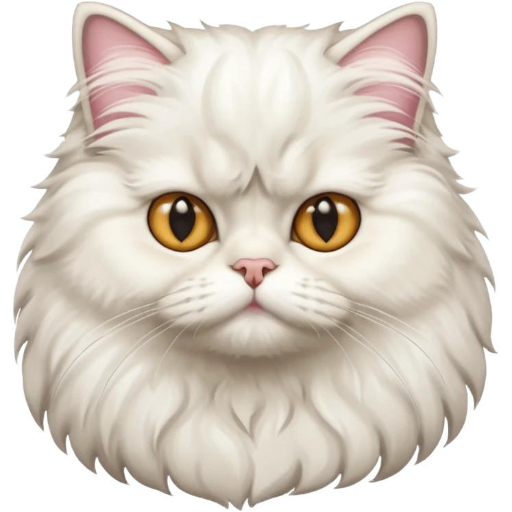 persian cat, half body emoji