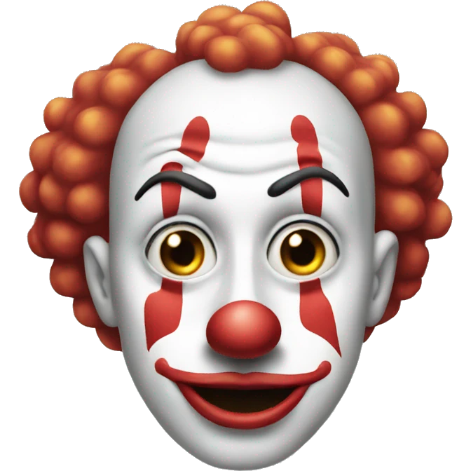 clown with dollar sign eyes emoji
