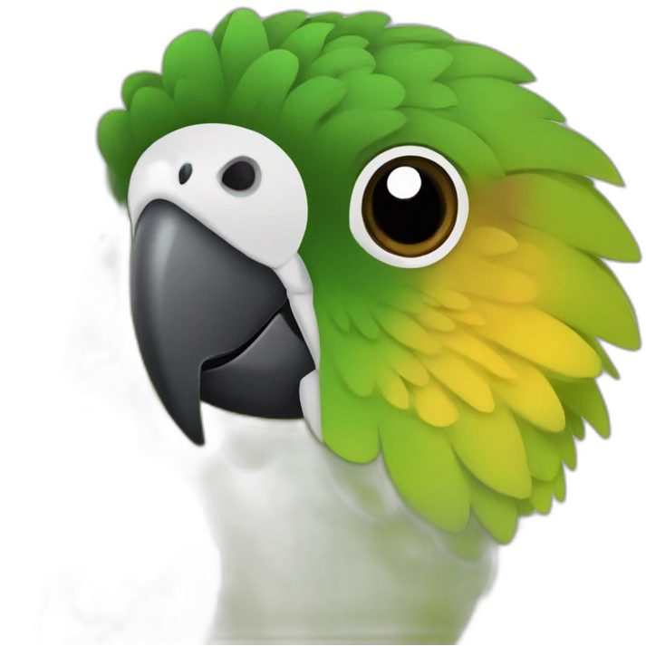 Une conure molinae emoji