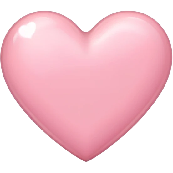 Light pink heart  emoji