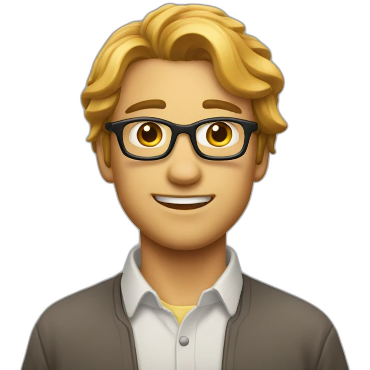 🥲+🤓 emoji