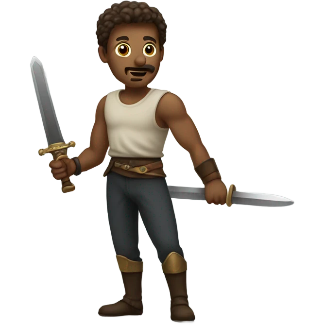Man with a sword emoji