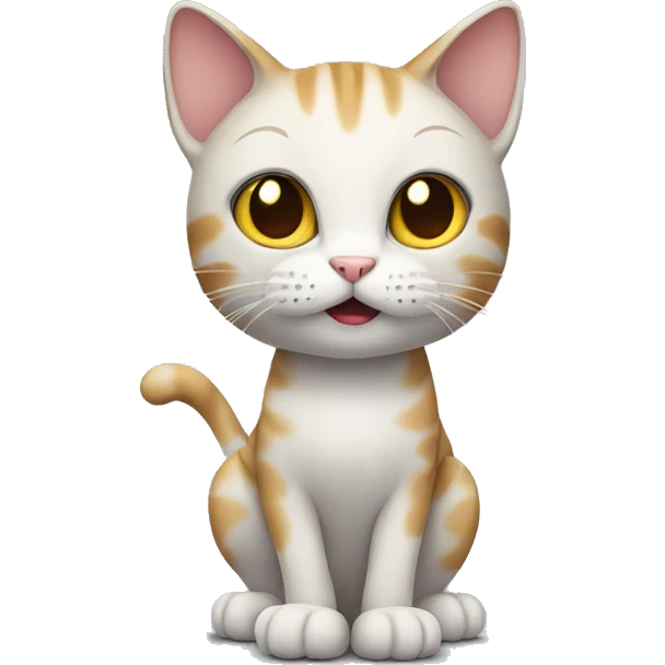 cat standing up emoji