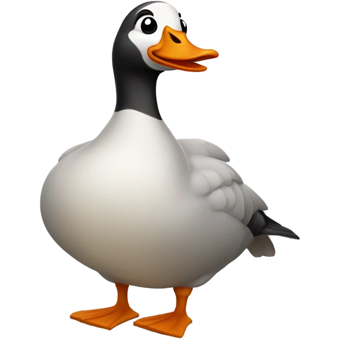 Silly goose emoji