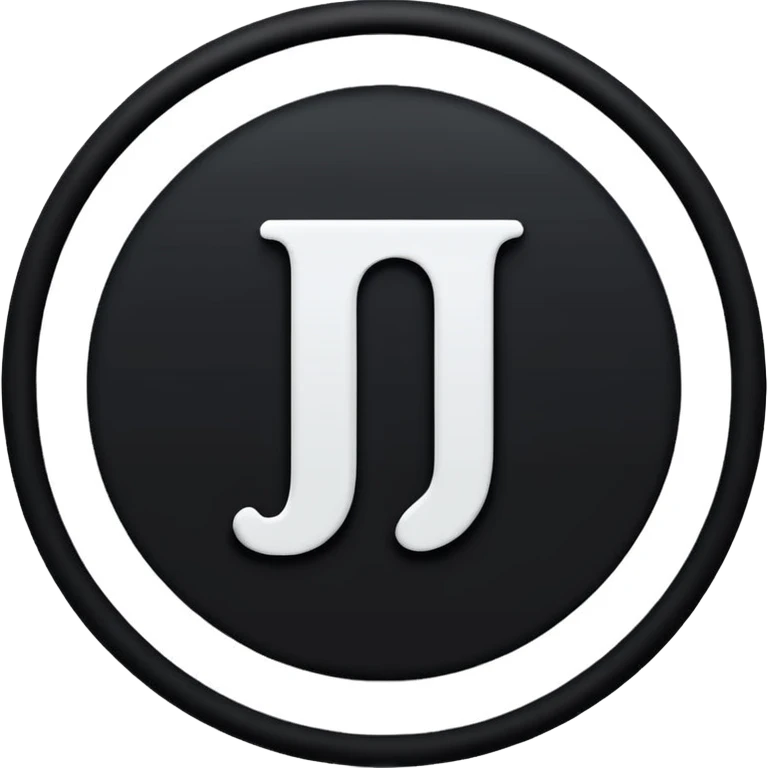 Haceme una j en un círculo  emoji