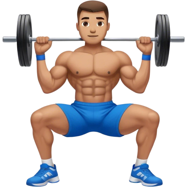 glute-bridges-exercise guy with blue shorts  emoji