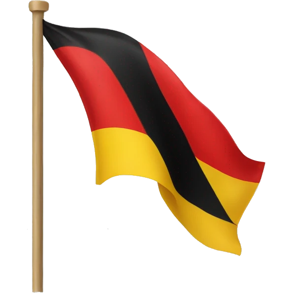 a red black and yellow flag emoji