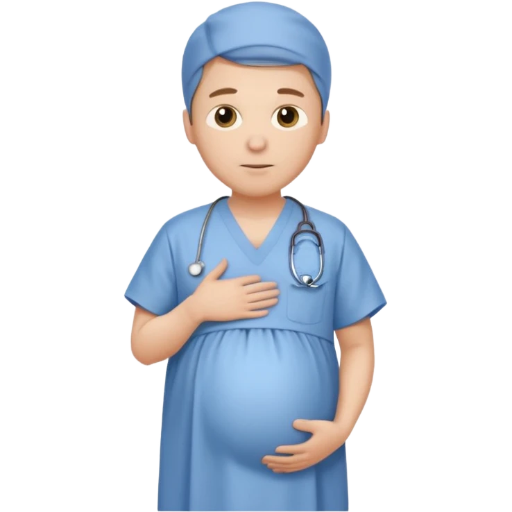 male pregnant emoji