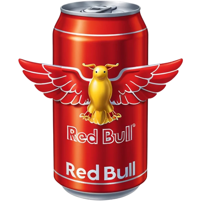 a red bull can that says girlfriend gives you wings emoji